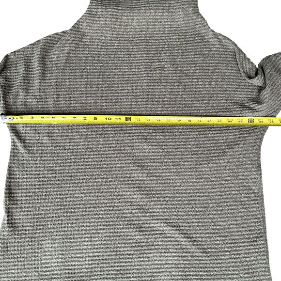 We The Free Womens Kitty Thermal Tunic sz XS Army Green Waffle Casual Oversized - Picture 13 of 14